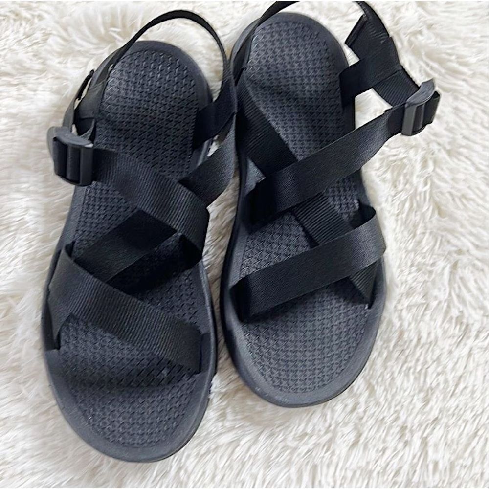 Bearpaw Chaco Men's Z1 Classic Open Toe Strappy Sport Sandals Black Size 9